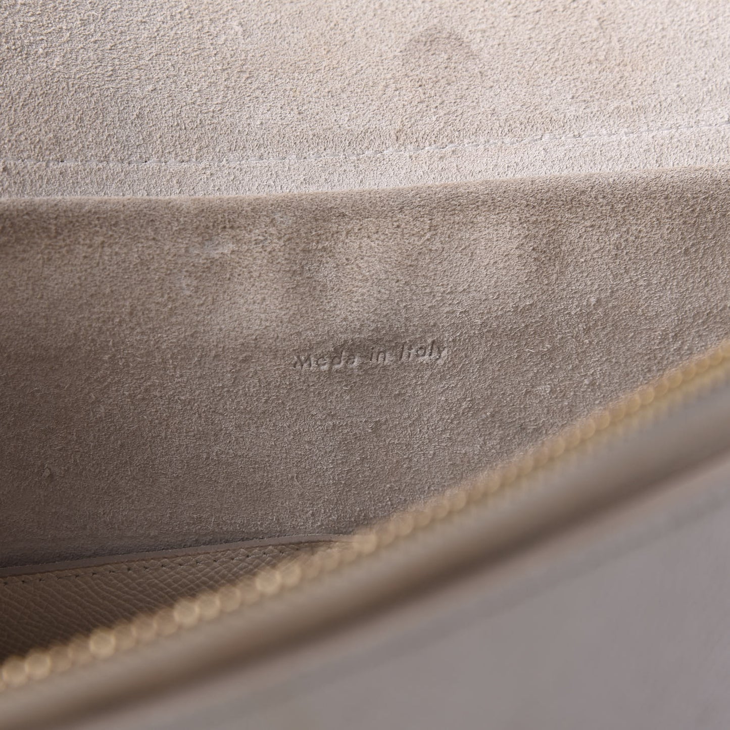 Grained Calfskin Mini Belt Bag White