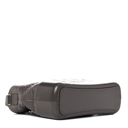 Chanel Aged Calfskin Quilted Medium Gabrielle Hobo Grey 4 of 15