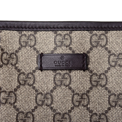 Gucci GG Plus Monogram Medium Flat Messenger Bag Dark Brown 10 of 10