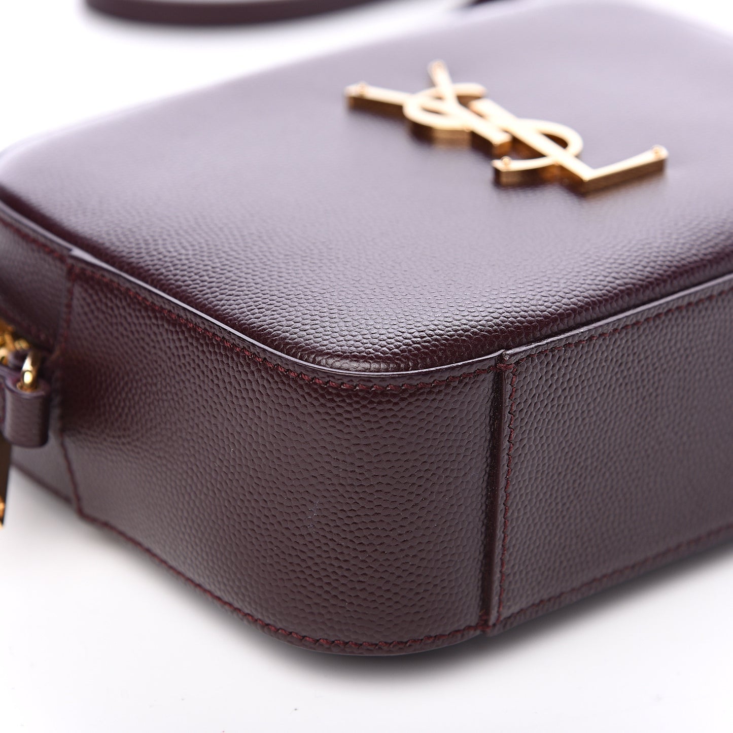 Grain De Poudre Small Classic Monogram Camera Bag Amaranto
