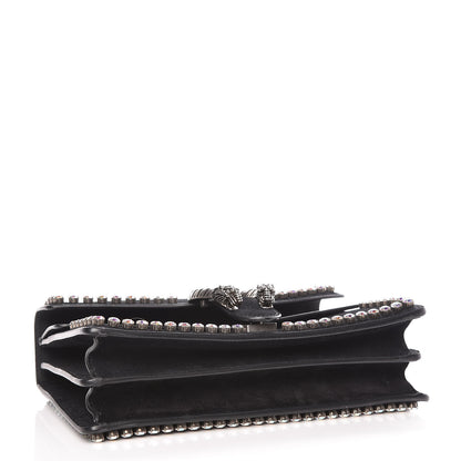 Gucci Suede Crystal Small Dionysus Shoulder Bag Black 4 of 10