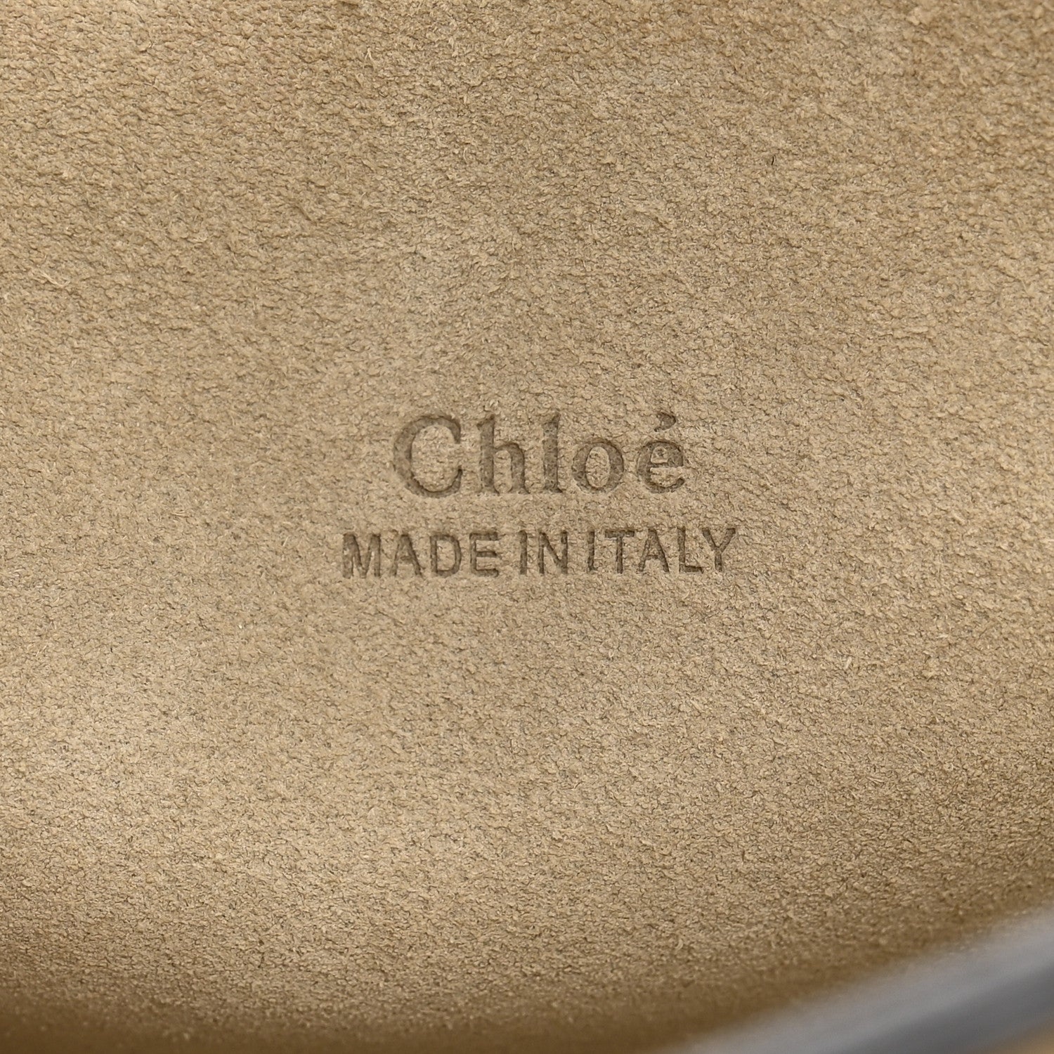 Chloe Calfskin Suede Medium Faye Shoulder Bag Motty Grey 6 of 19