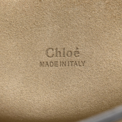 Chloe Calfskin Suede Medium Faye Shoulder Bag Motty Grey 6 of 19