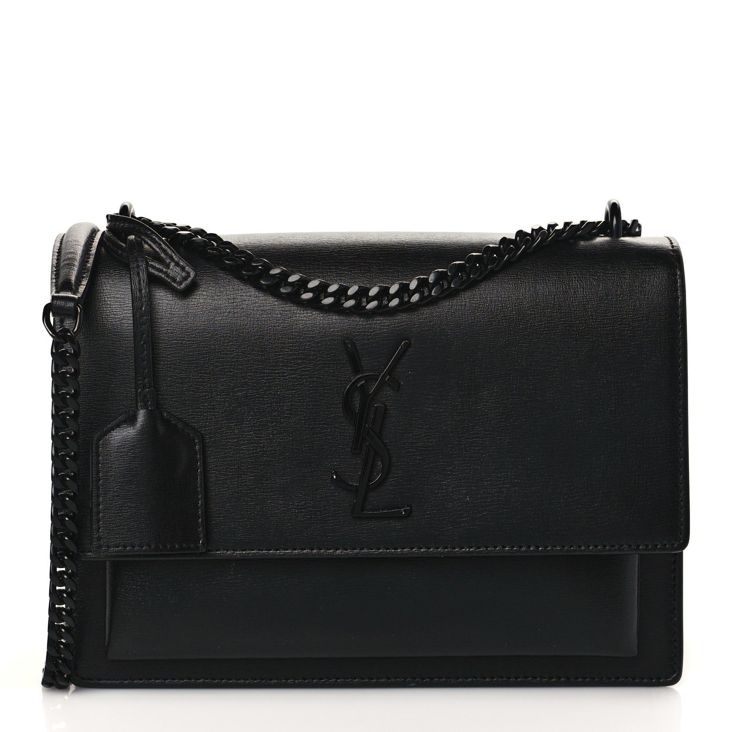 Saint Laurent Calfskin Medium Monogram Sunset Black 1 of 9