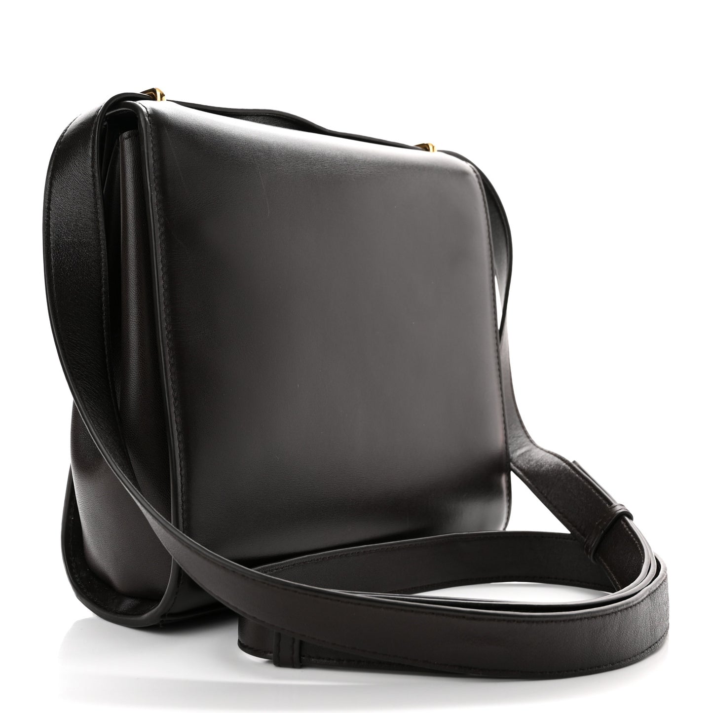 Box Calfskin Nappa Clip Bag Fondant
