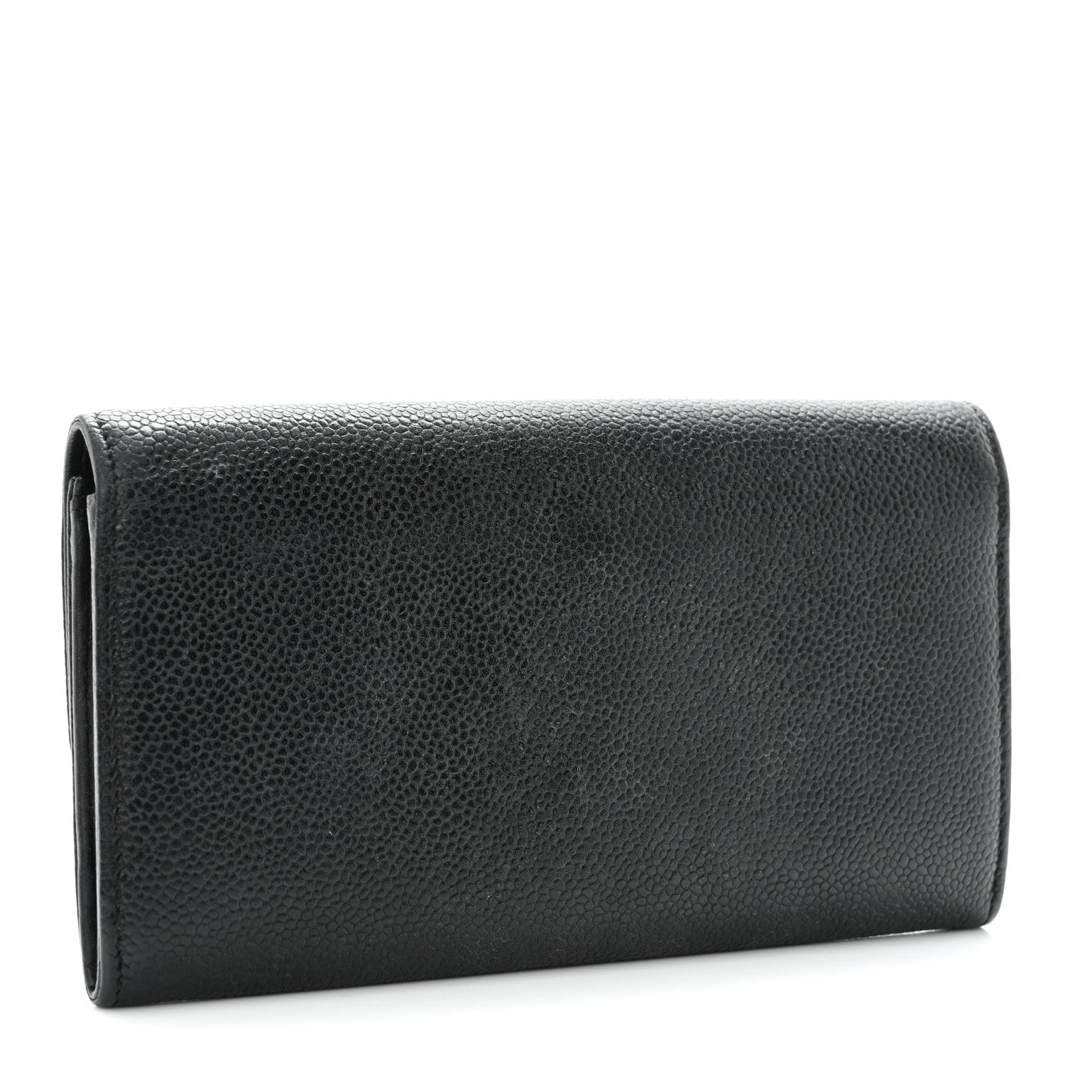 Chanel Caviar Timeless CC Large Gusset Flap Wallet Black 3 of 8