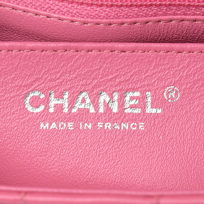 Chanel Lambskin Quilted Mini Rectangular Flap Pink 8 of 12