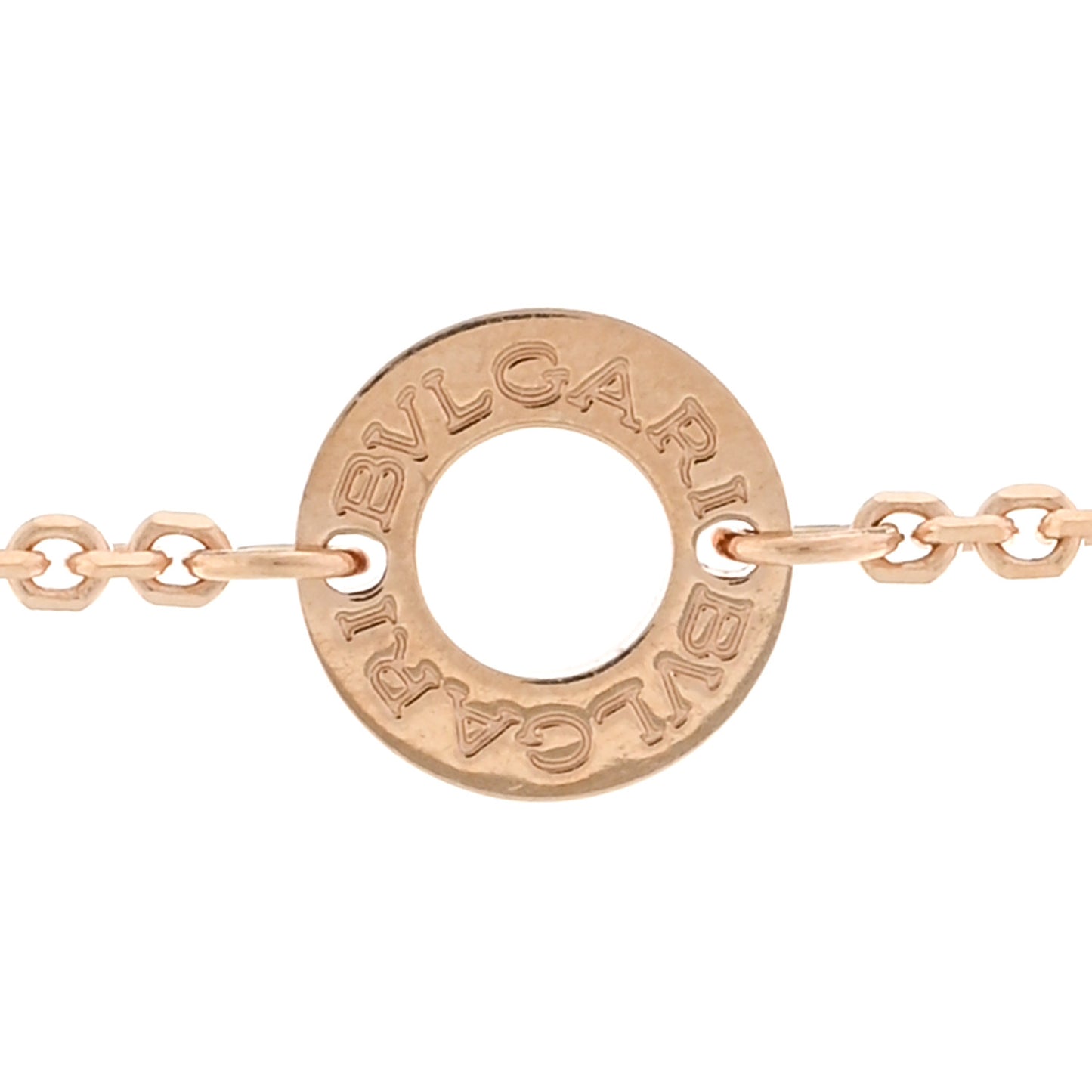 18K Rose Gold Diamond Mother of Pearl Small Divas' Dream Pendant Necklace