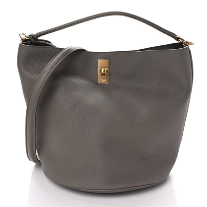 Celine Supple Grained Calfskin Bucket 16 Bag Pebble 3 of 12