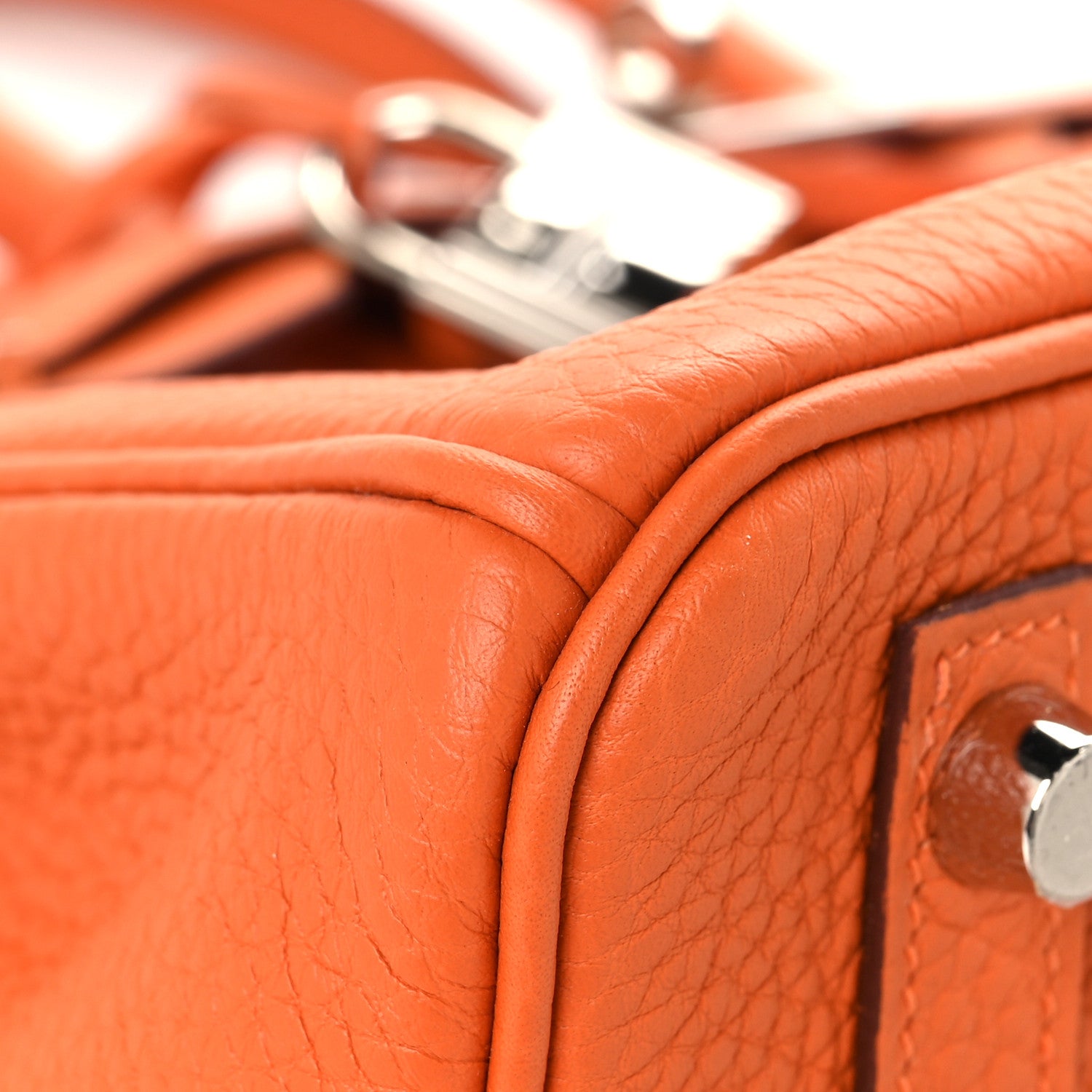 Hermes Togo Birkin 25 Orange 8 of 12