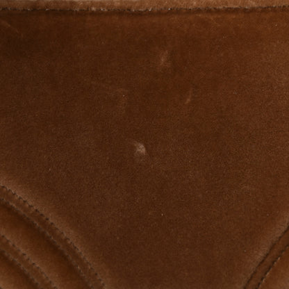 Gucci Velvet Matelasse Medium GG Marmont Shoulder Bag Taupe 13 of 15