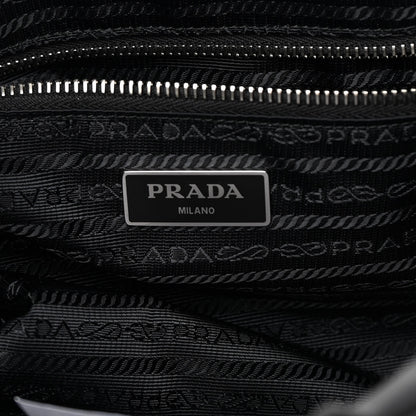Prada Nylon Tessuto Impuntu Quilted Shoulder Bag Black 6 of 11