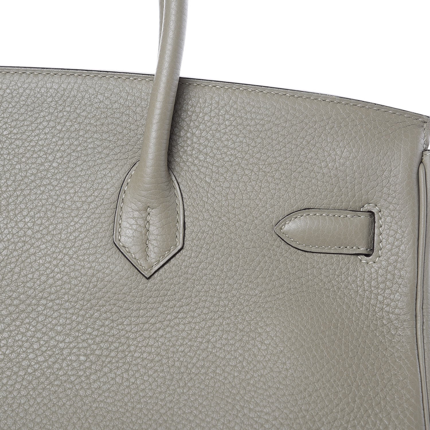 Hermes Taurillon Clemence Birkin 35 Sauge 26 of 28