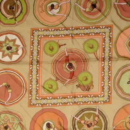 Hermes Silk Belles du Mexique Scarf 90 1 of 5