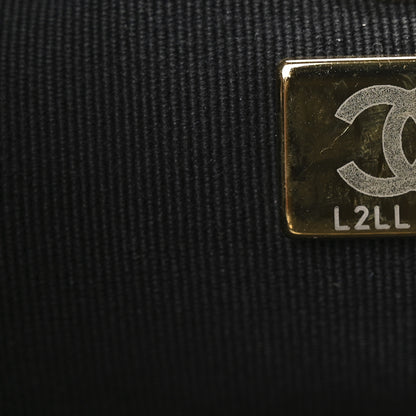 Chanel Glazed Aged Calfskin Quilted Small Duma Drawstring Backpack Black 7 of 11