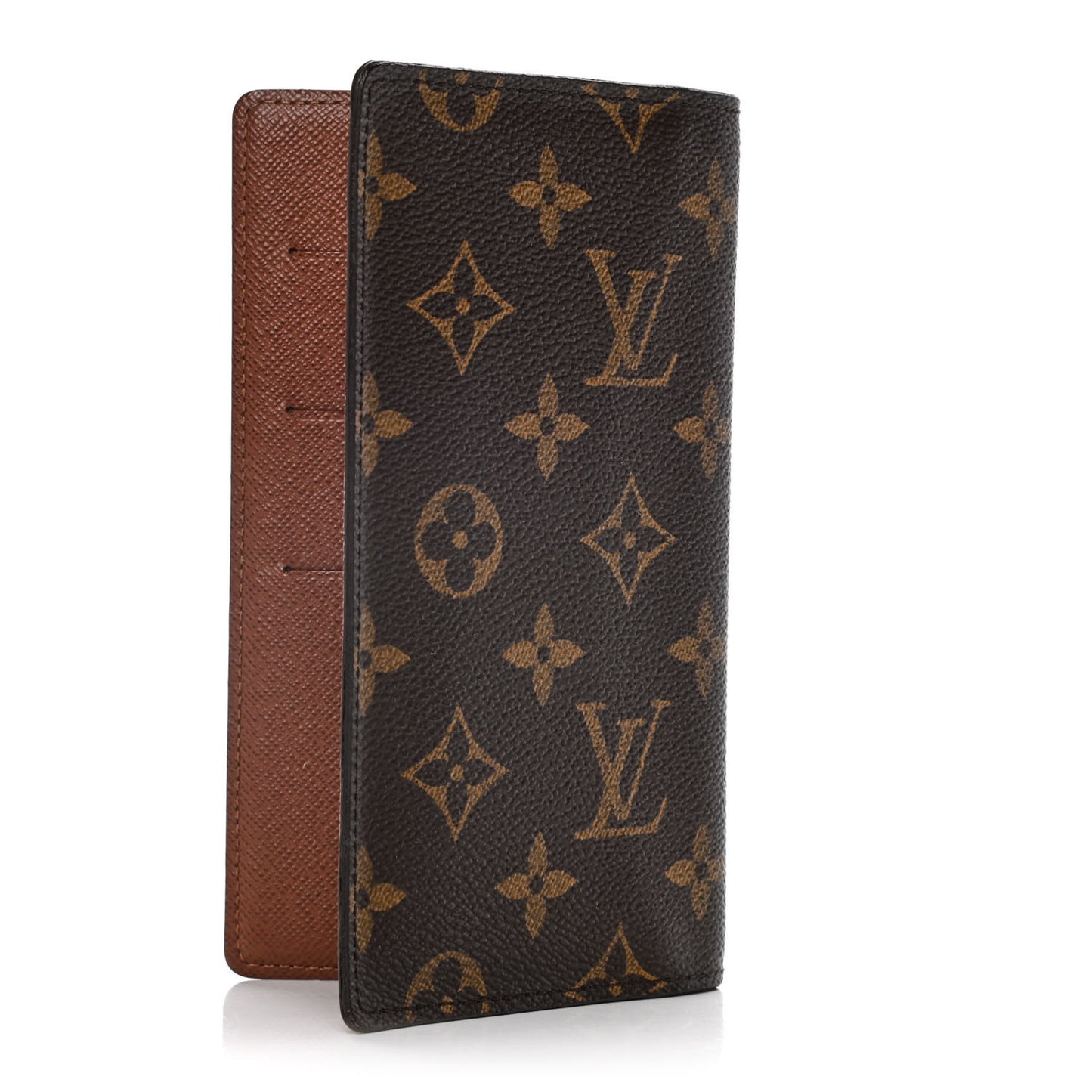 Monogram Checkbook Holder Case Wallet