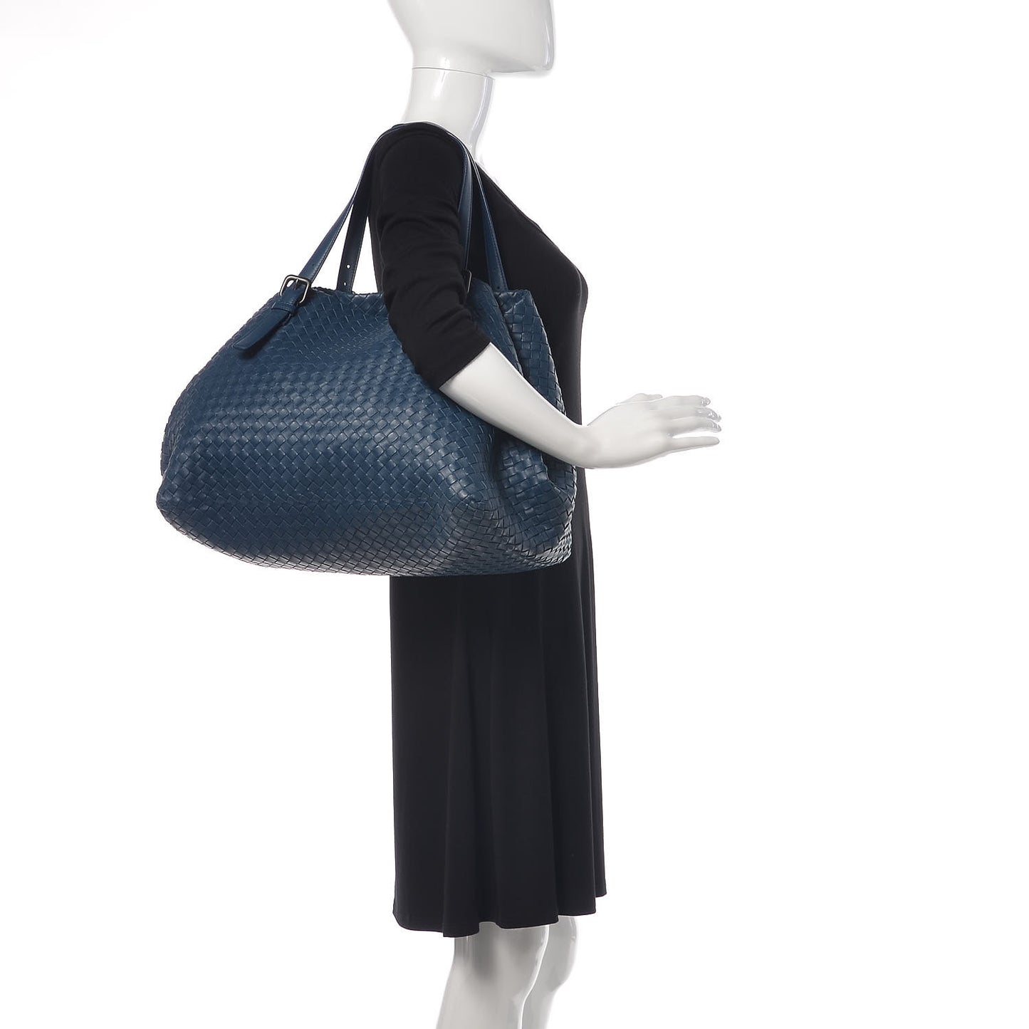 Nappa Intrecciato Large Cesta Tote Pacific