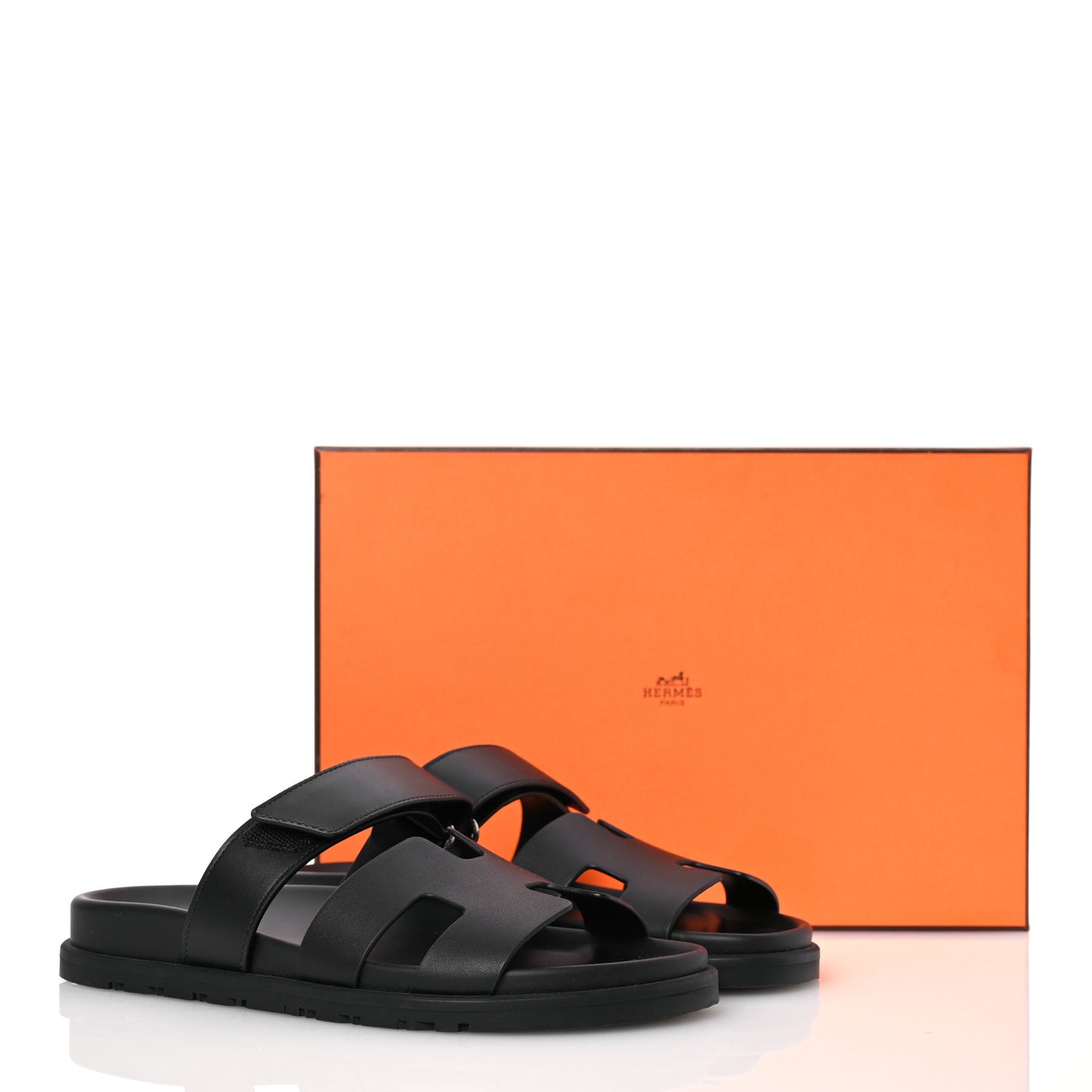 Calfskin Womens Chypre Sandals 37 Black