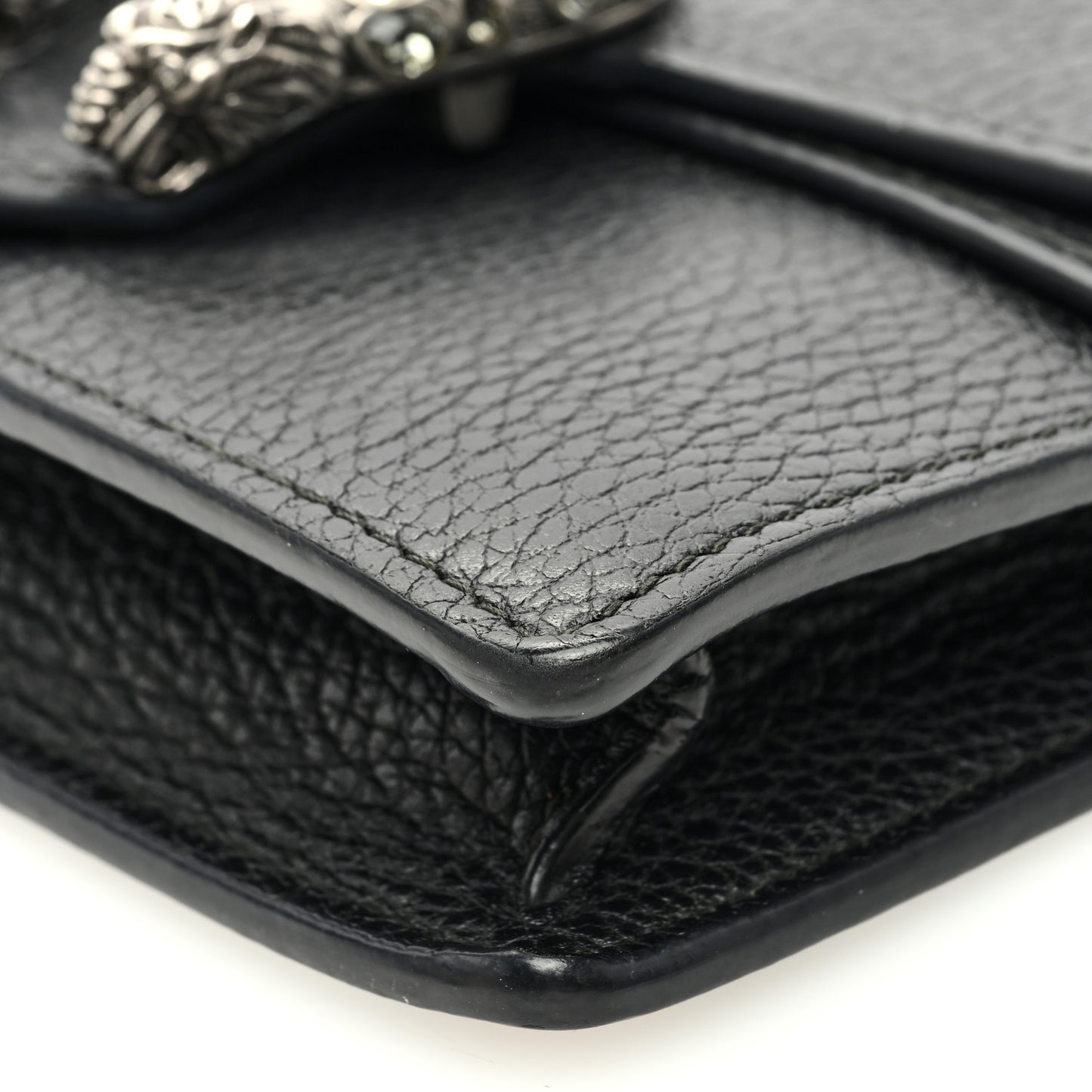 Calfskin Super Mini Dionysus Shoulder Bag Black
