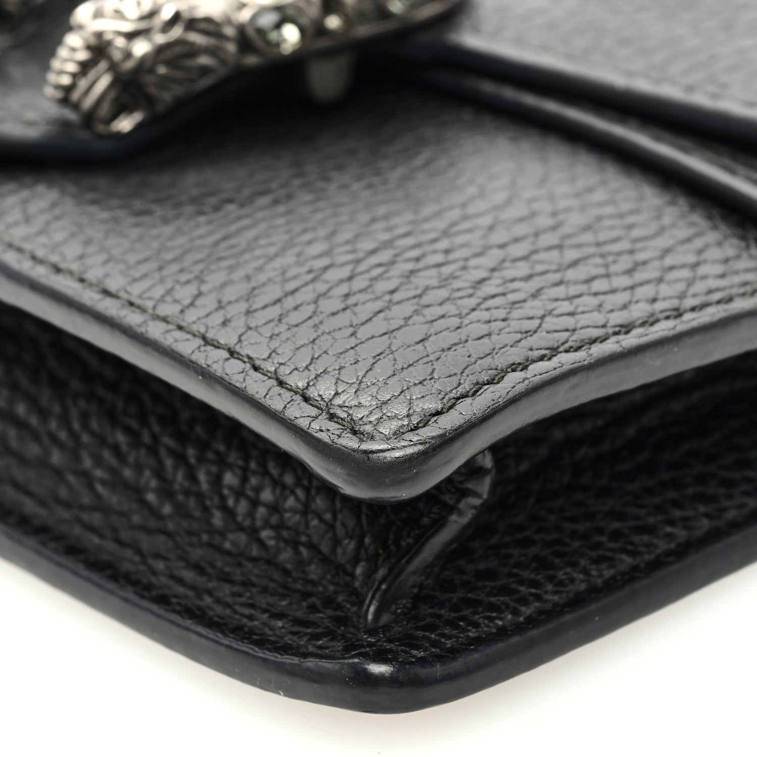 Gucci Calfskin Super Mini Dionysus Shoulder Bag Black 9 of 9