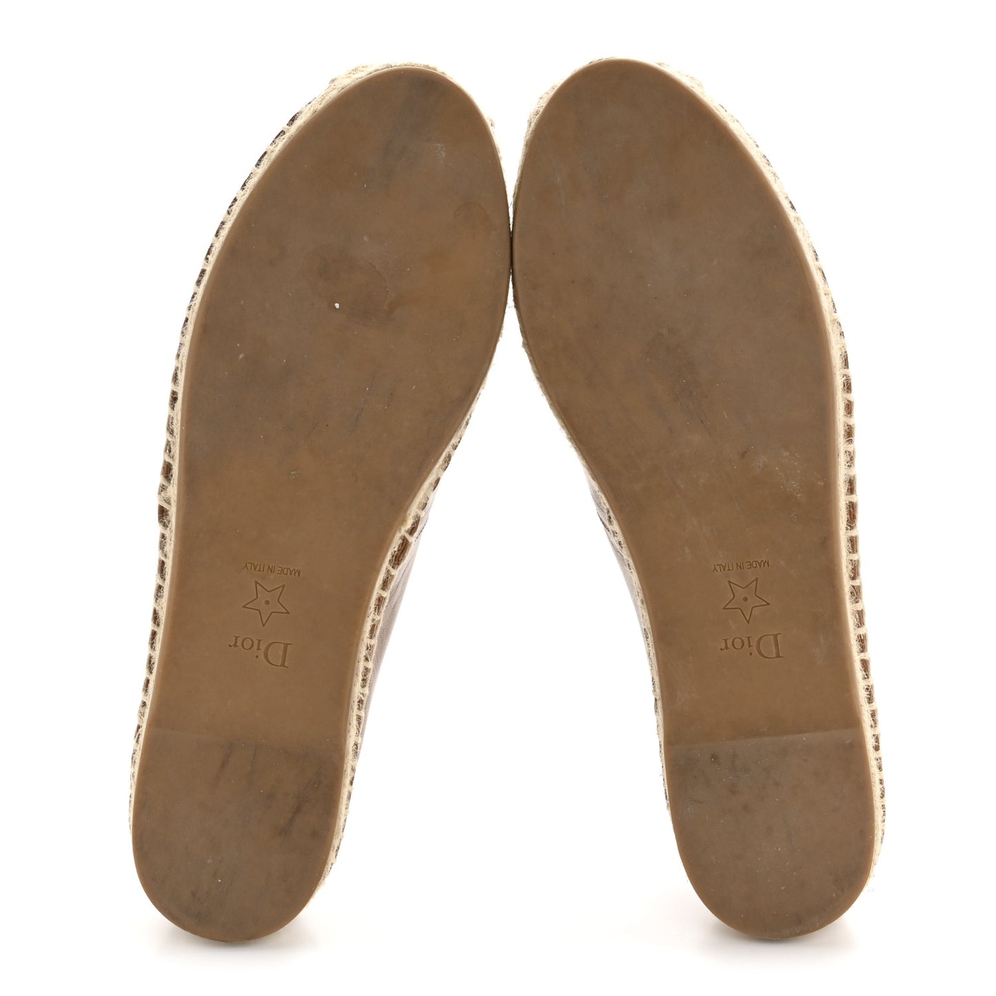 Lambskin Granville Espadrille 37 Golden Saddle