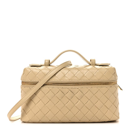 Bottega Veneta Calfskin Intrecciato Bang Bang Vanity Case Ecru 1 of 9