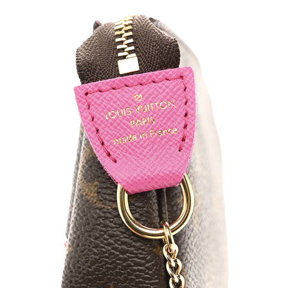 Louis Vuitton Monogram 2022 Christmas Animation Seoul Mini Pochette Accessories Fuchsia 6 of 11