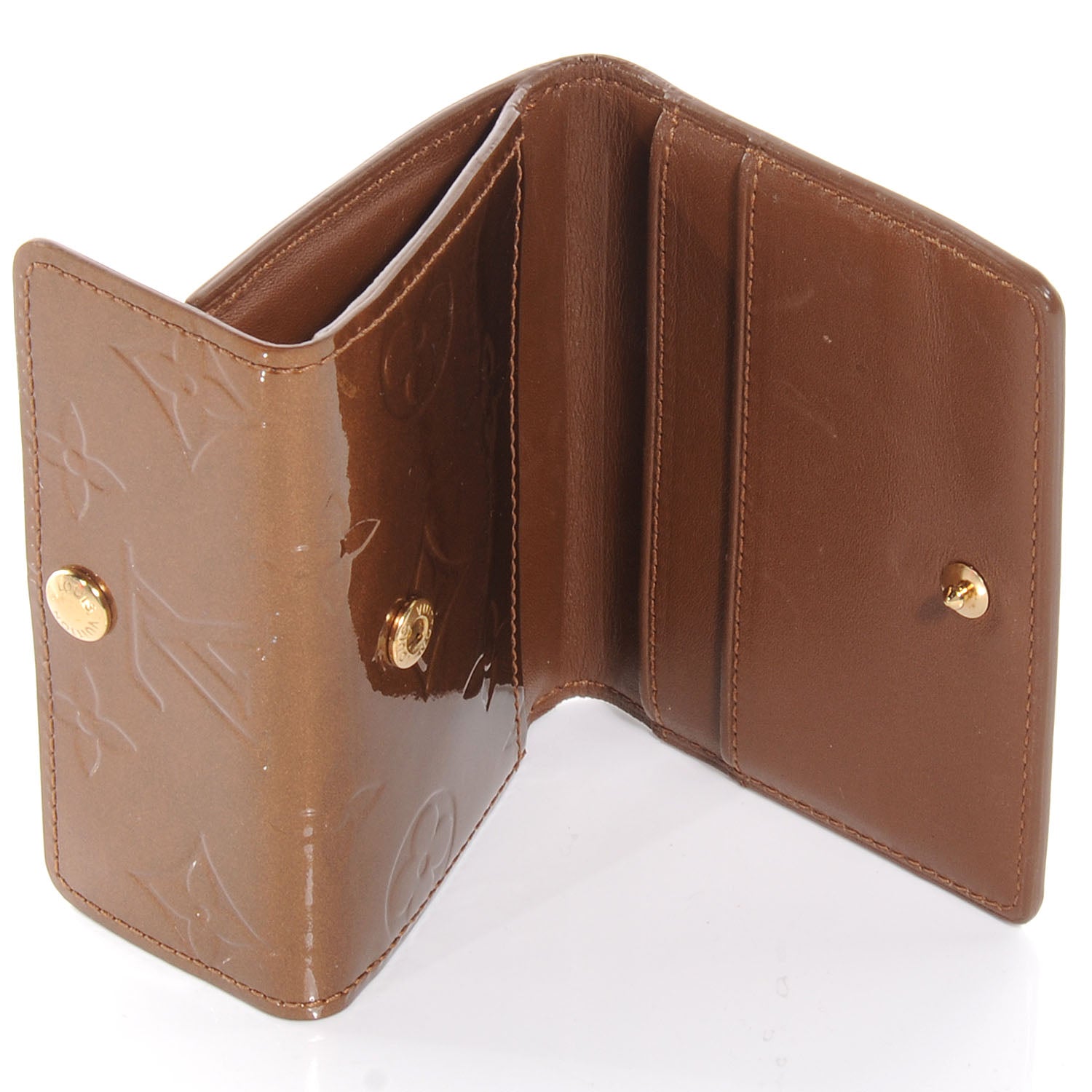 Louis Vuitton Vernis Ludlow Wallet Bronze 5 of 7