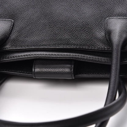 Chanel Calfskin Cerf Executive Shopper Tote Black 15 of 21