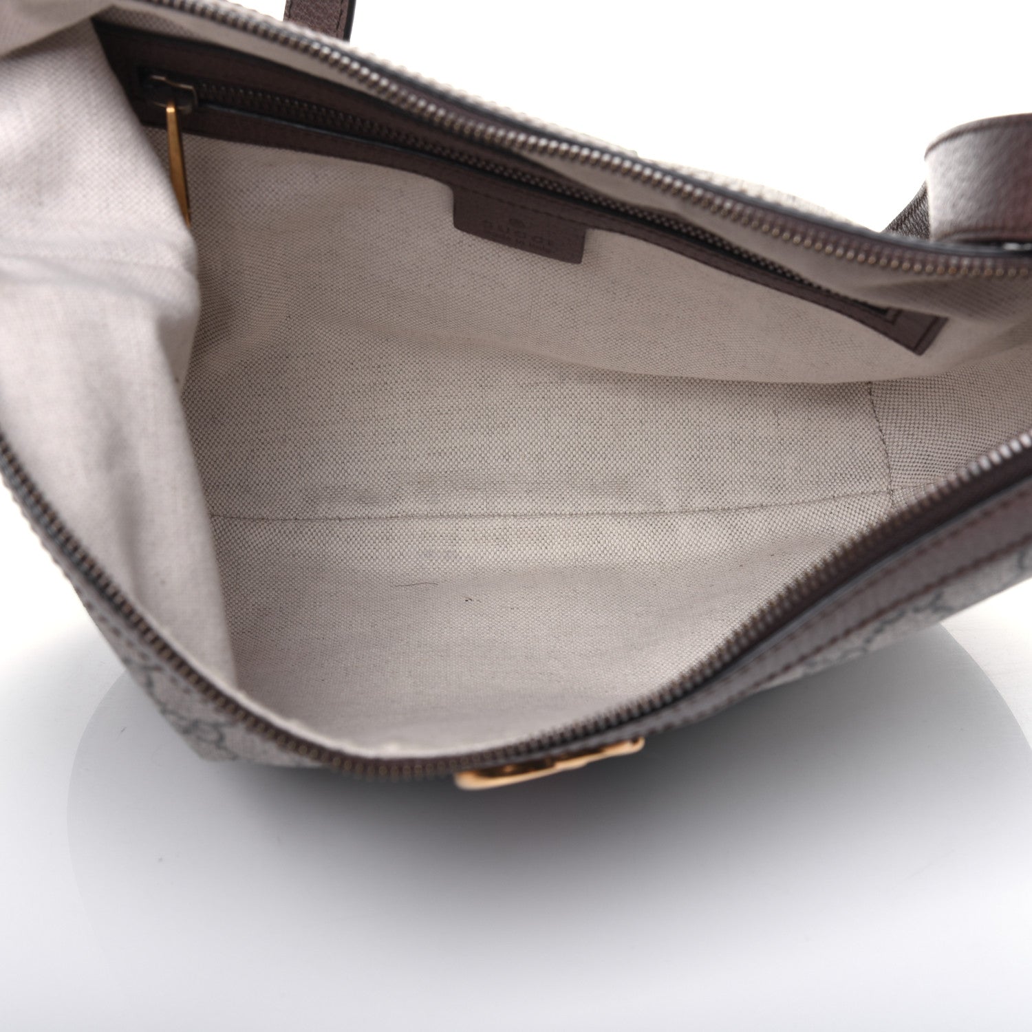 Gucci GG Supreme Monogram Web Small Ophidia Half Moon Hobo Brown 6 of 13