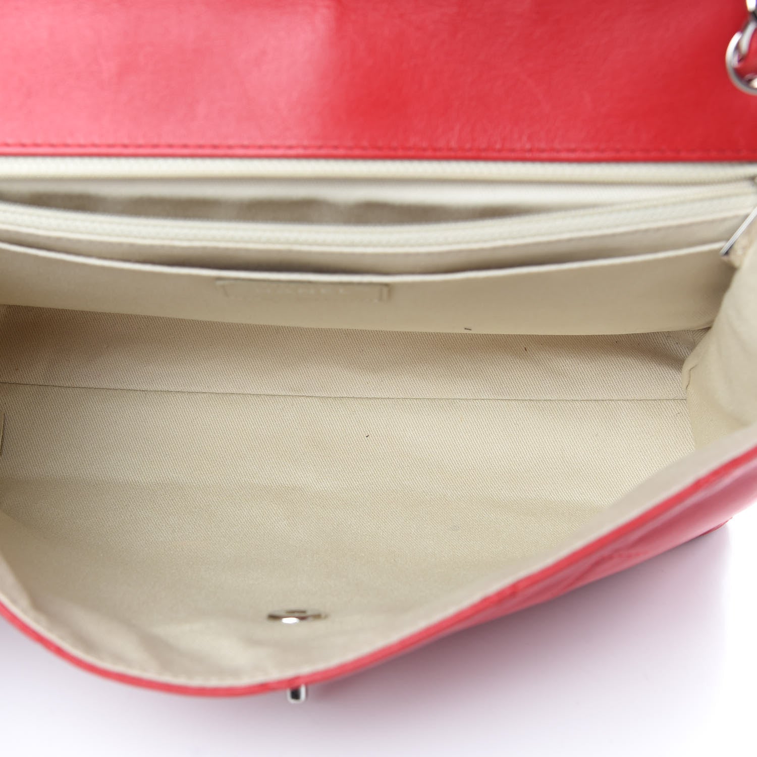 Chanel Calfskin Quilted In the Business Flap Bag Red 5 of 14