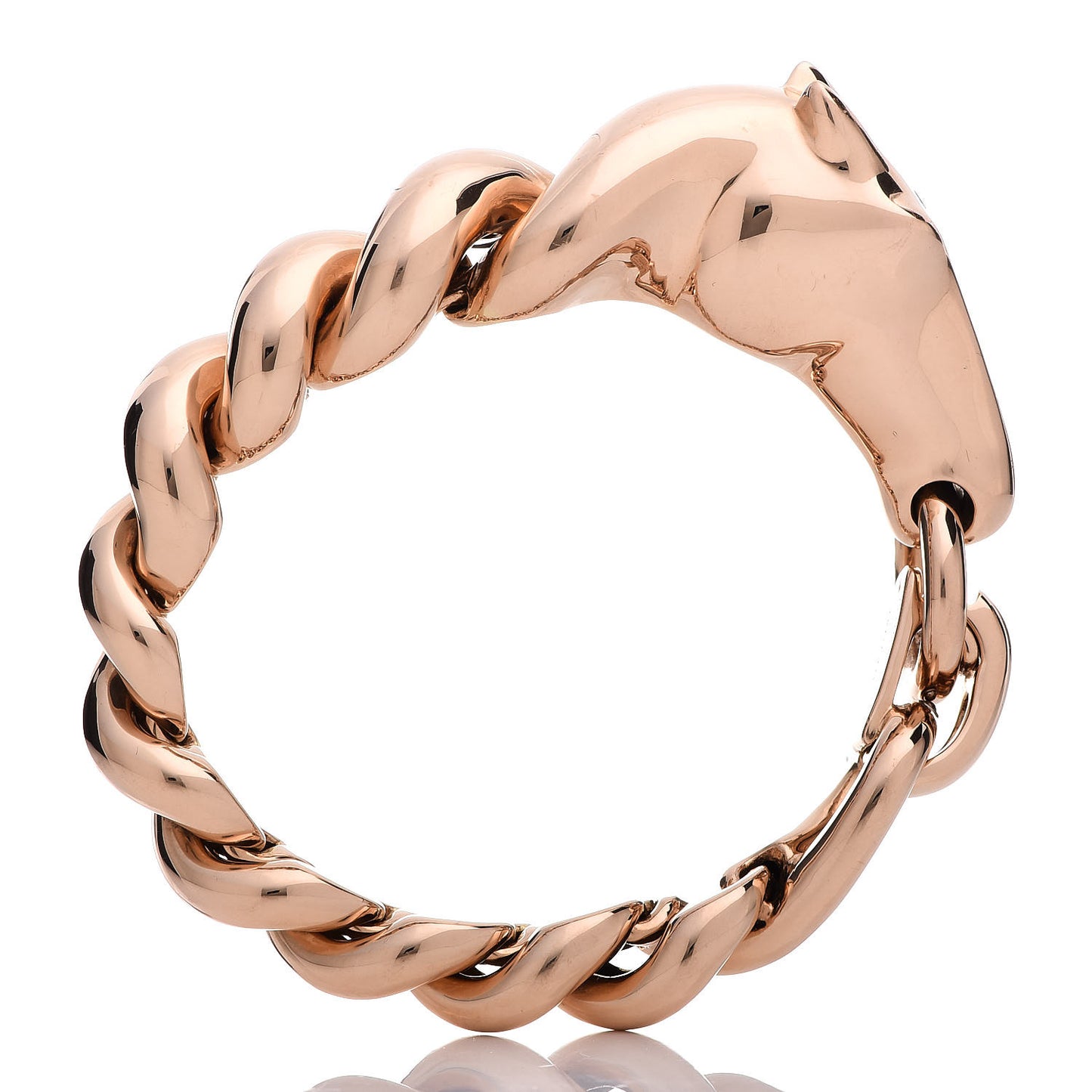 18K Rose Gold Diamond MM Galop Bracelet SH