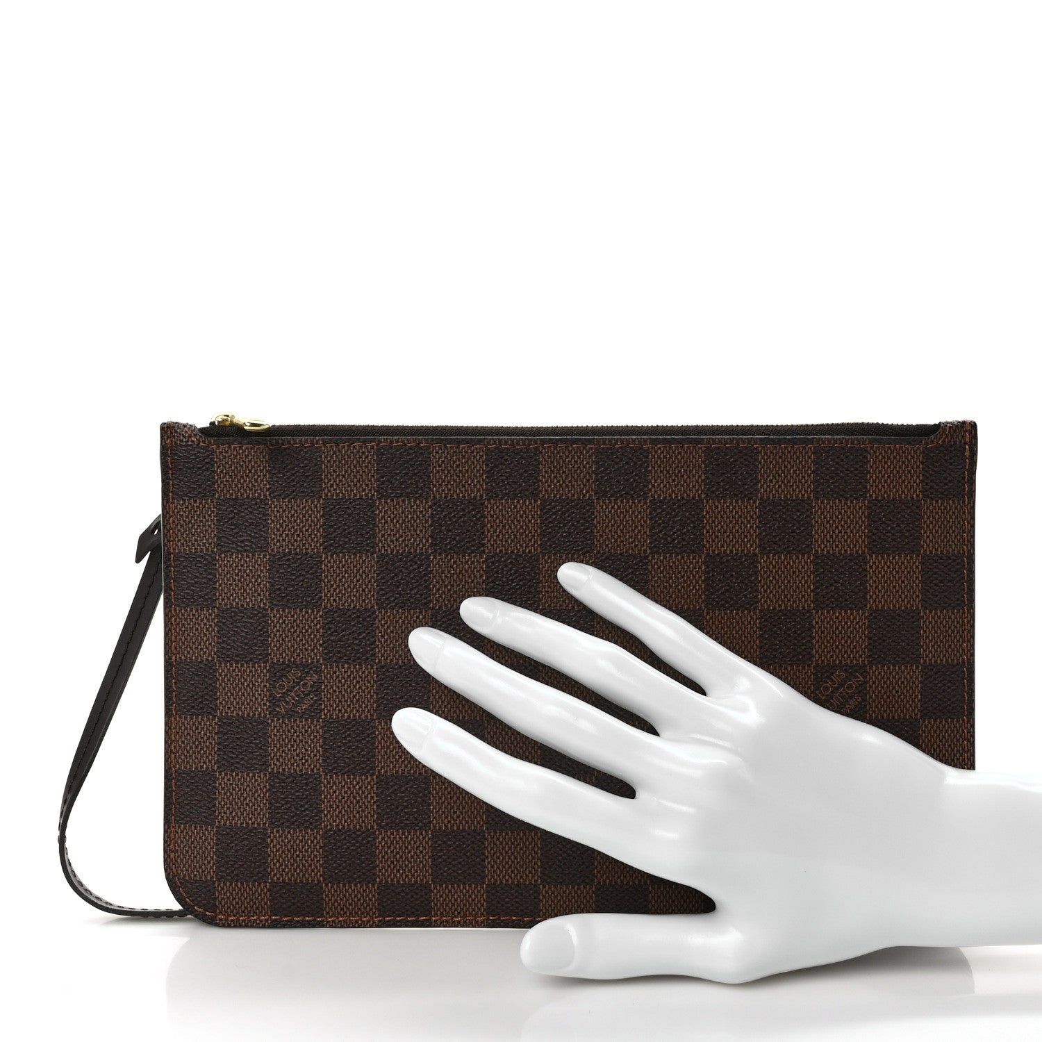 Louis Vuitton Damier Ebene Neverfull MM GM Pochette 2 of 6