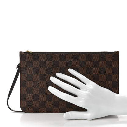 Louis Vuitton Damier Ebene Neverfull MM GM Pochette 2 of 6