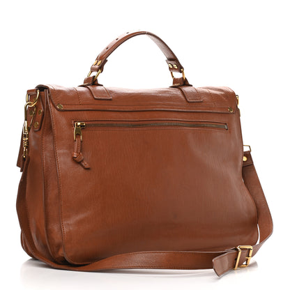 Proenza Schouler Lambskin Large PS1 Satchel Saddle 3 of 14