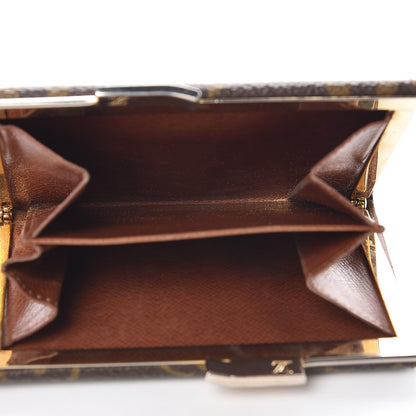 Louis Vuitton Monogram French Kiss Lock Coin Purse 5 of 7