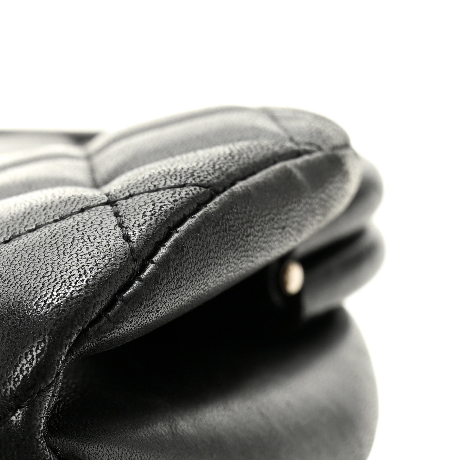 Chanel Lambskin Quilted Timeless Clutch Black 10 of 10