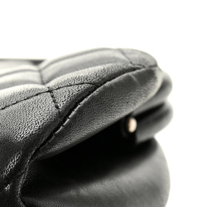Chanel Lambskin Quilted Timeless Clutch Black 10 of 10