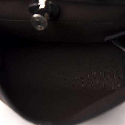 Hermes Military Toile Vache Hunter Herbag Zip Retourne 31 PM Black Ebene 7 of 14