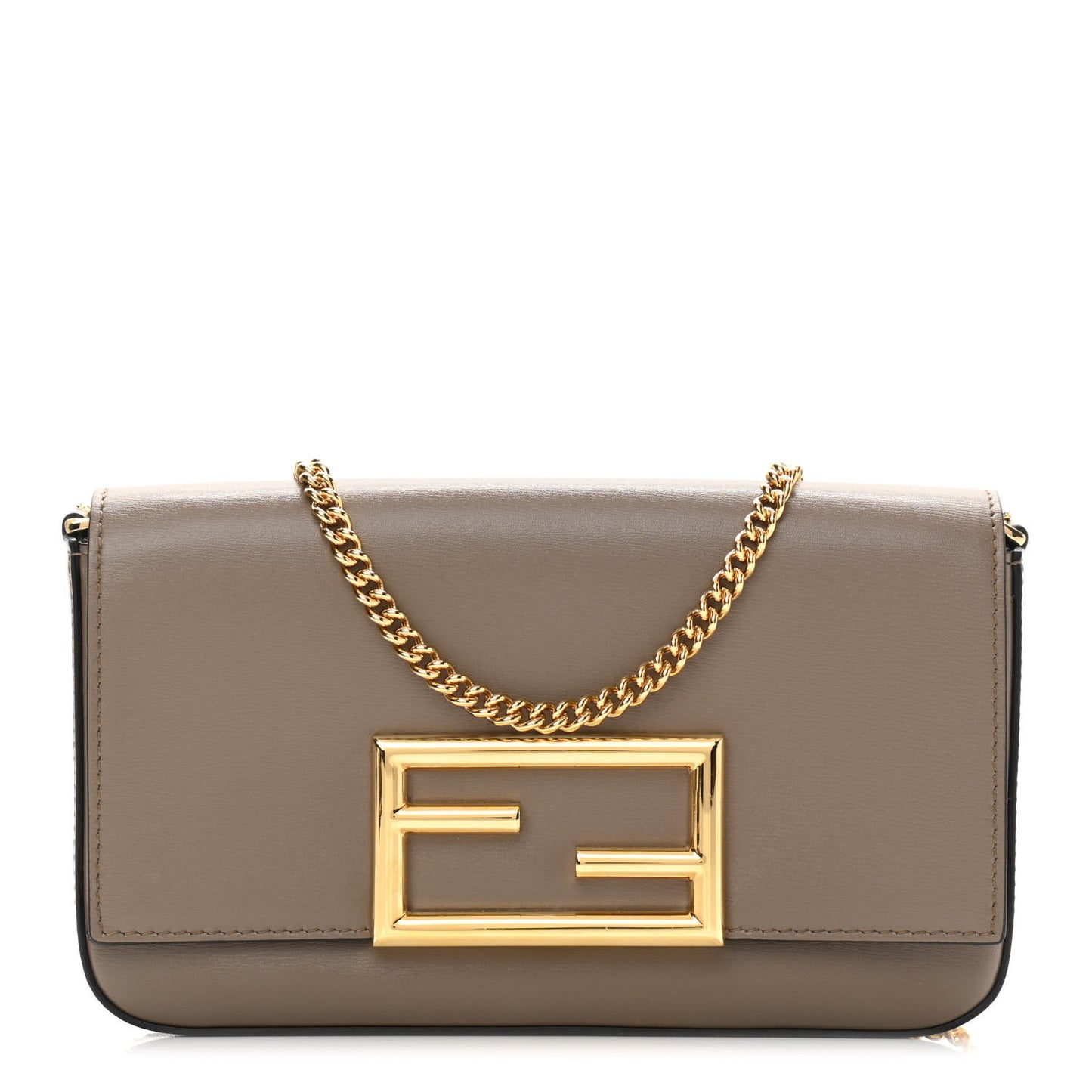 Vitello Palmellato Wallet on Chain with Pouches Tartufo