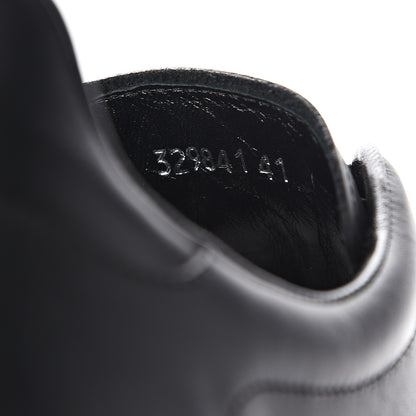 Gucci Calfskin Womens Interlocking G Sneakers 41 Black 7 of 12