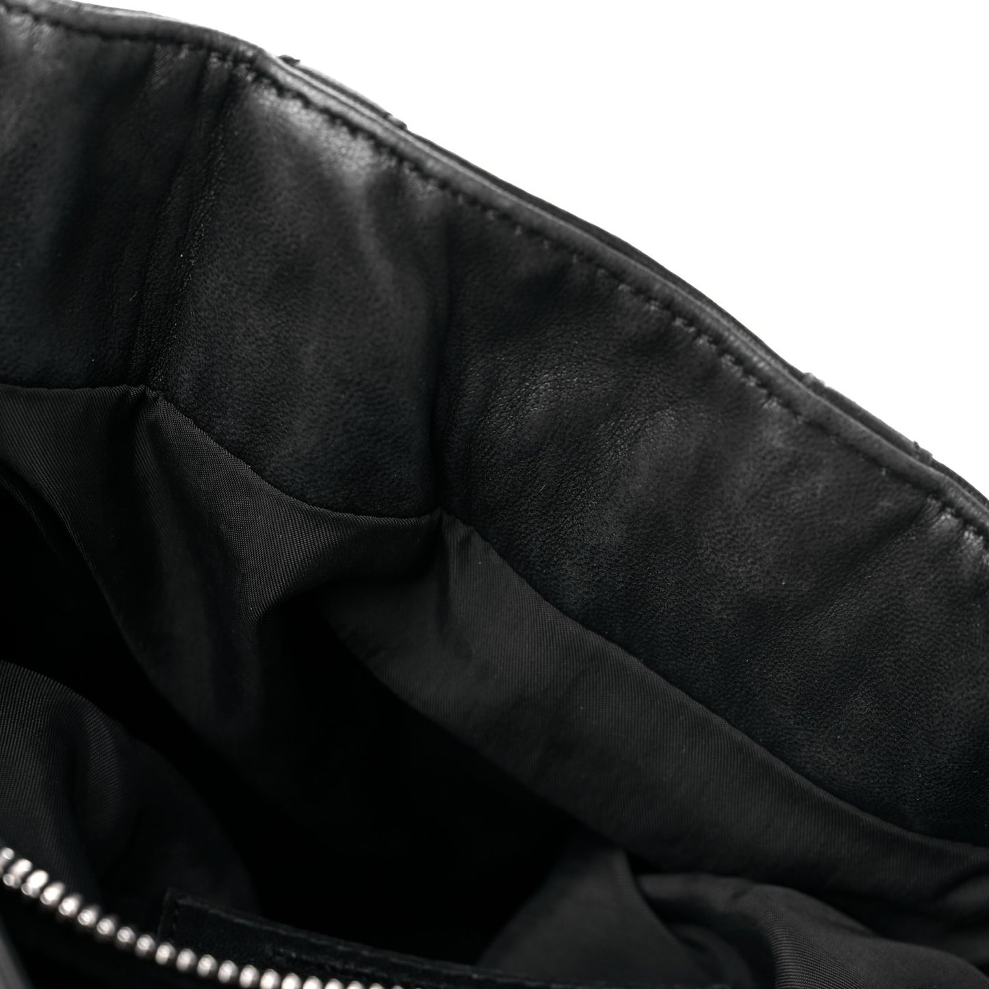 Lambskin Marti Backpack Bag Washed Black Rhodium Hardware