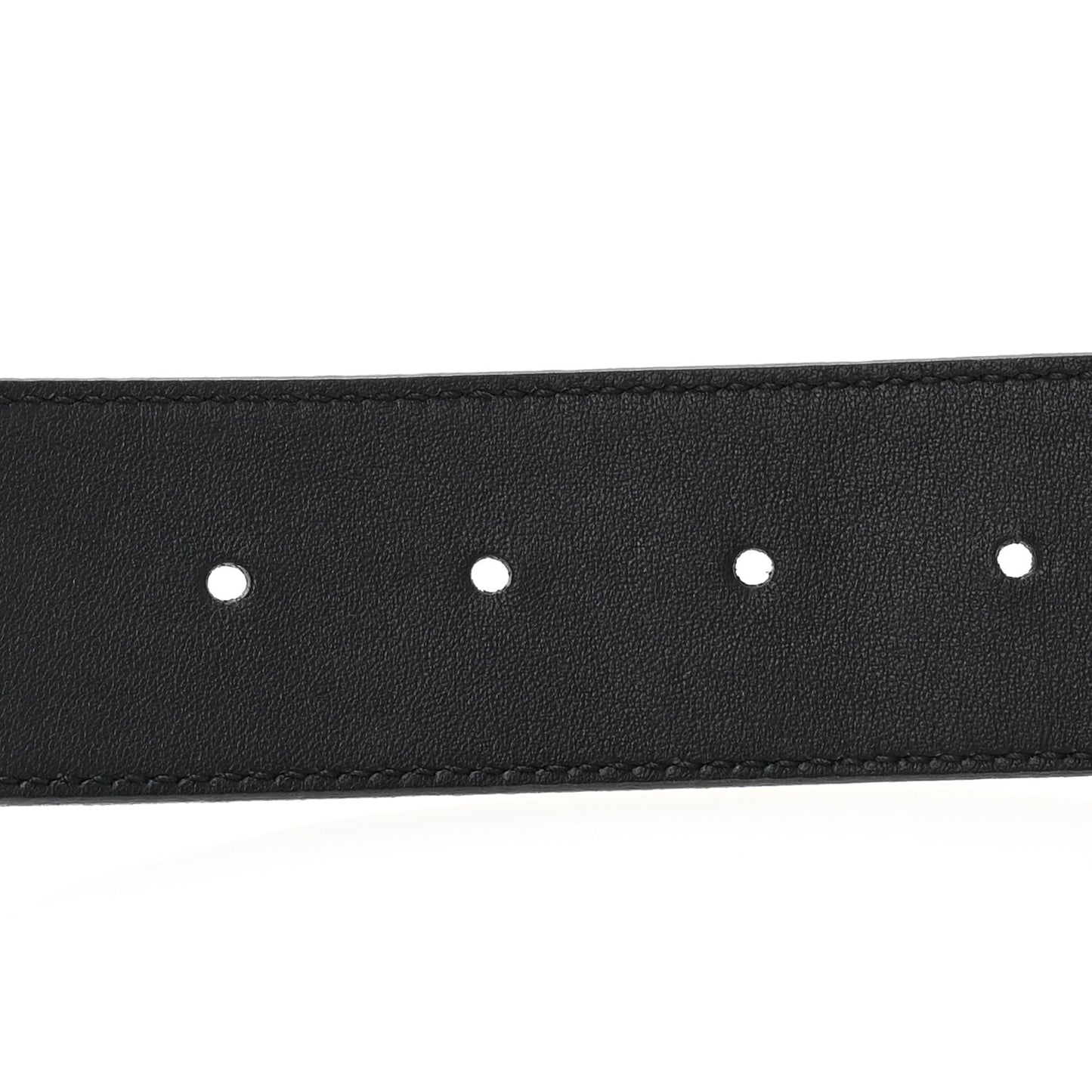 Textured Calfskin Double G 40mm Belt 85 34 Black