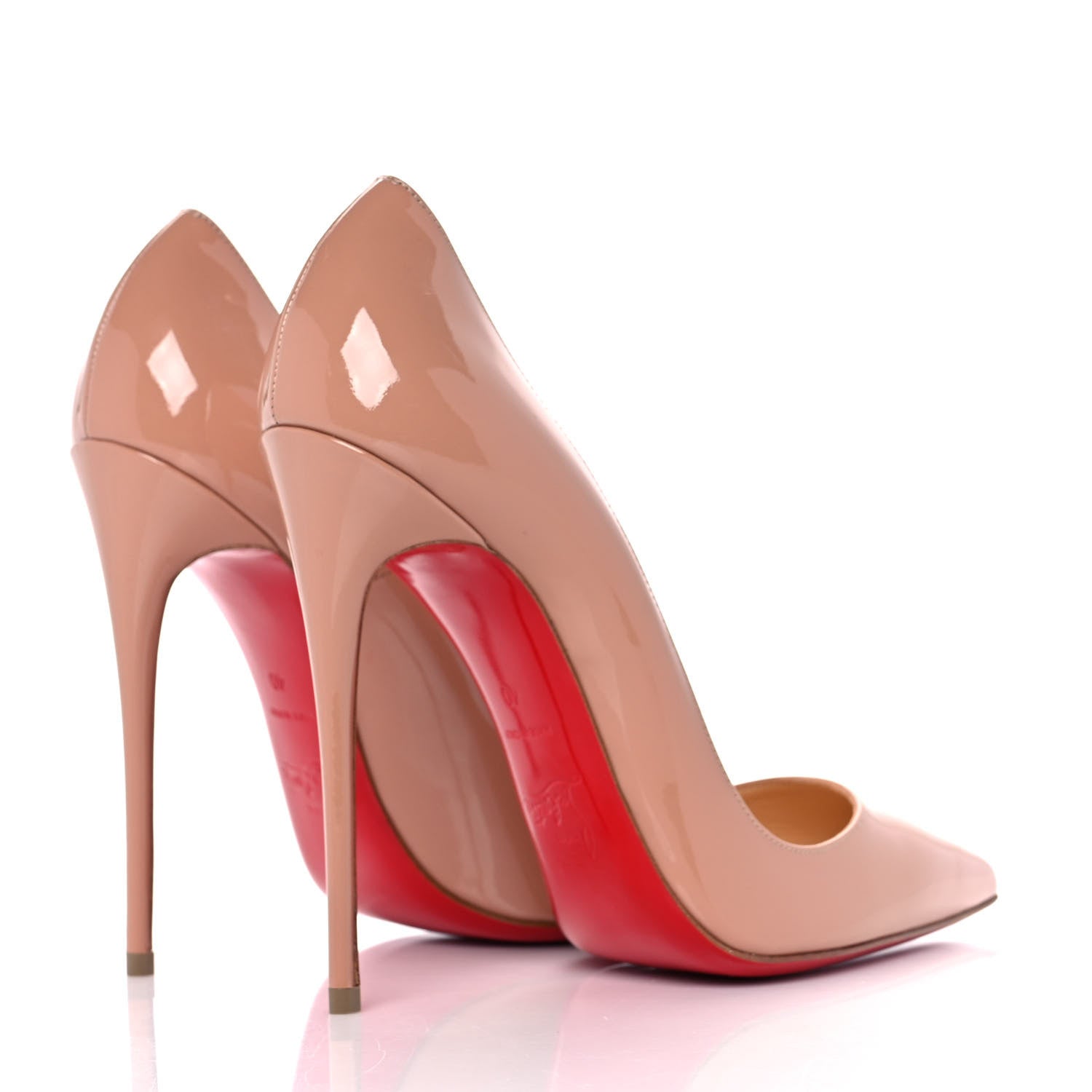 Christian Louboutin Patent So Kate 120 Pumps 40 Nude 4 of 8