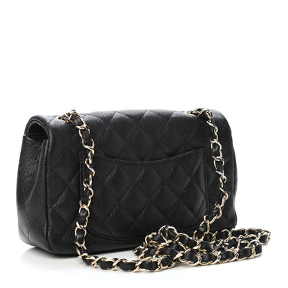 Chanel Caviar Quilted Mini Rectangular Flap Black 2 of 5