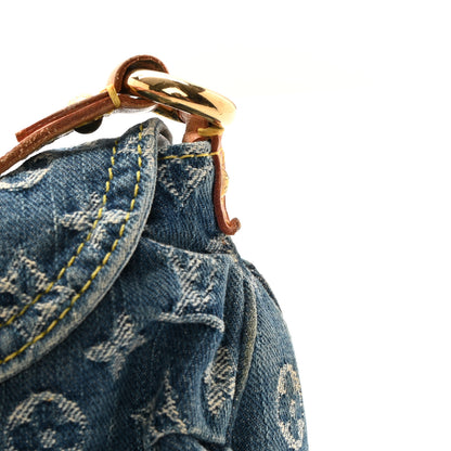 Louis Vuitton Monogram Denim Mini Pleaty Blue 11 of 16