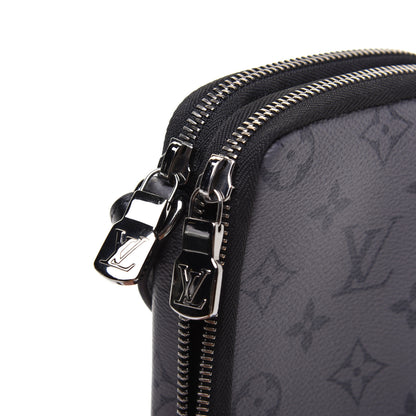 Louis Vuitton Monogram Eclipse Reverse Double Phone Pouch 14 of 18