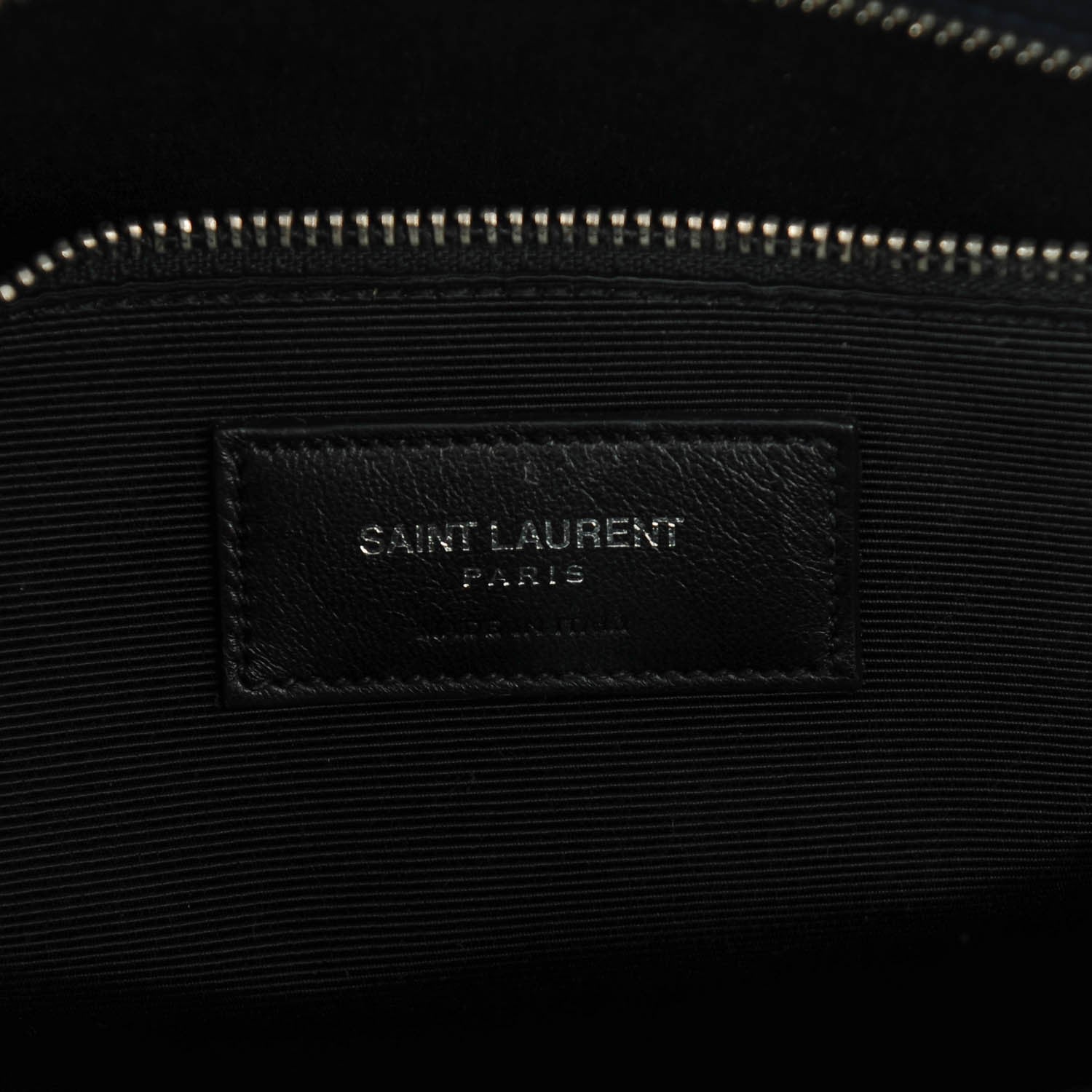 Saint Laurent Grained Calfskin Small Sac De Jour Marine 6 of 7