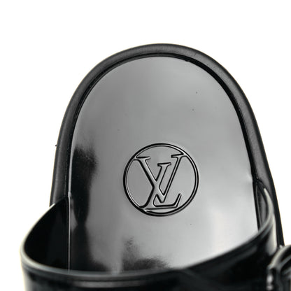Louis Vuitton Monogram Sunbath Flat Mule Sandals 40 Black 7 of 7