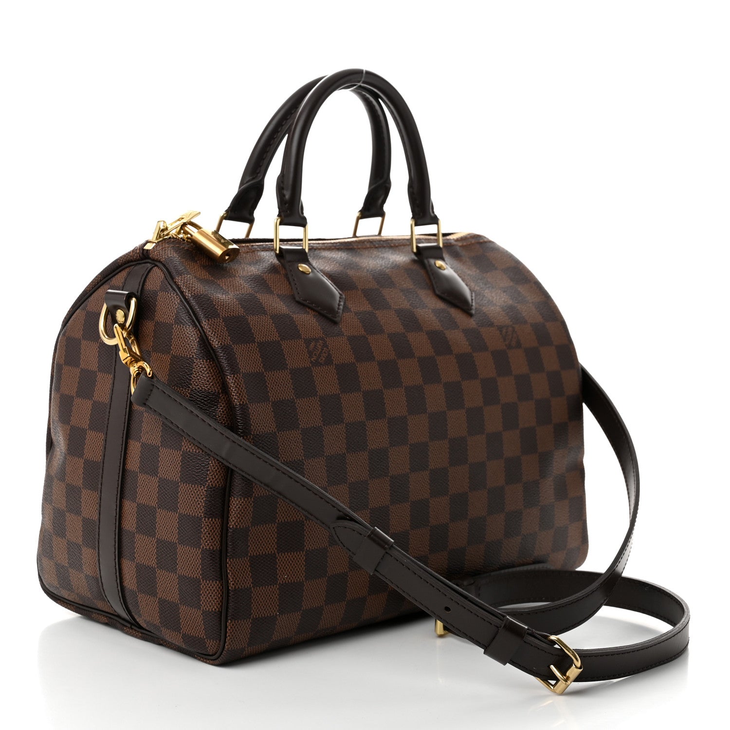 Louis Vuitton Damier Ebene Speedy Bandouliere 30 3 of 10
